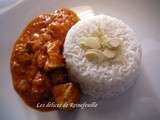 Curry de poulet  coco-aubergines