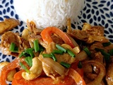 Emincés végétaux façon poulet aux noix de cajou (vegan)