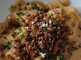 Lasagnes fumées aux lentilles croustillantes