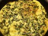 Omelette rustique aux blettes