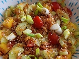 Salade de riz croustillant