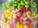 Salade en bocal (vegan)