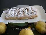 Strudel pomme-coing et raisins macérés au rhum