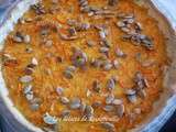 Tarte aux carottes et aux graines de courge