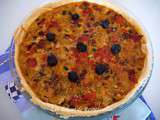 Tarte aux légumes confits