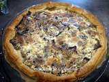 Tarte champi-lentilles