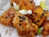 Tofu croustillant à l'orange, simple et rapide