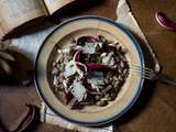 Salade de radicchio aux haricots Borlotti