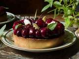 Tartelette aux cerises et aux amandes