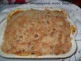 Crumble de courgettes au chorizo