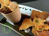 Crackers aux graines de courge et noisettes