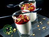 Panna cotta aux framboises