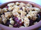 Crumble tomate & framboise