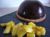 Dôme chocolat & ananas