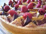 Tarte figue & framboise