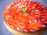 Tarte fraise verveine