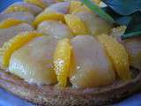 Tarte pommes rhubarbe