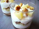 Verrine poire, caramel & mascarpone