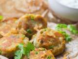 Aloo Tikki (galette Pomme de Terre) & Raïta au Concombre (recette Indienne)