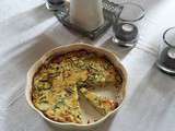 Flan de Courgettes et Basilic