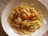 Linguines aux St Jacques