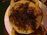 Manaqeesh Libanais ou pain au Zaatar (Manakich, Mana'ich ou Man'ouché)