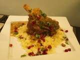 Souris d'agneau & son couscous aux fruits secs