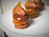 Entremets passion chocolat mangue individuel