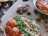 Butter Chicken et son riz aux fruits secs