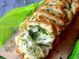 Cheese and garlic pull apart bread