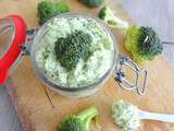 Dip au brocoli et ricotta, parfumé au basilic