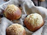 Petites brioches Streusel à la myrtille