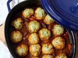 Ragoût de bœuf à la bière, dumpling aux herbes