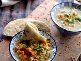 Soupe de lentilles à la patate douce et au lait de coco