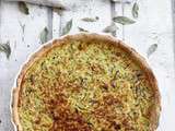 Tarte aux courgettes râpées et à la feta