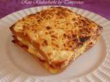 Croque Monsieur au chorizo et pommes de terre