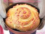 Brioche rose aux pralines roses pour octobre rose {recette- blogueuses en faveur de la lutte contre le cancer du sein}