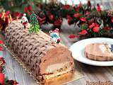 Bûche choco-maronsui's® pour réconcilier le camp des bûches-choco avec le camp des bûches-crème-de-marron {recette}