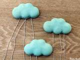 Macarons nuages, macanuages {gabarit inside!}