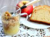 Mug-cake pommes crumble de quatre-quarts {recette 5mn chrono}