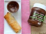 Nems chocolat / amandes {recette}