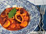 Ragoût de calamars au chorizo {recette} #IGModere