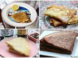 Récap des recettes de crepes du blog