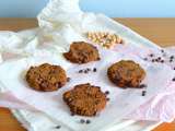 Cookies sans farine aux pois-chiches et chocolat noir