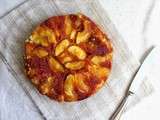 Gâteau normand renversé aux pommes et caramel