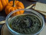 Houmous épicé aux haricots noirs pour Halloween