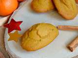 Madeleines vegan au potimarron et clémentine + eBook