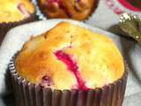 Muffins moelleux framboises - citron