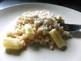 Orzotto d'asperges blanches au pecorino