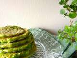 Pancakes verts aux petits-pois pour la St Patrick